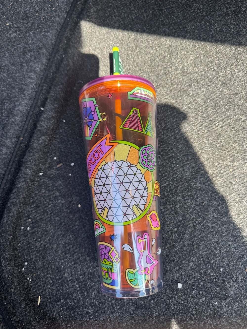 Starbucks Disney Parks EPCOT Travel Tumbler with Graphics